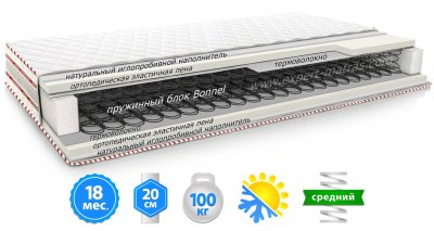 Матрас ГРАНД зима-лето 3D